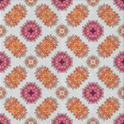 Sideview of Machine Washable Transitional Cherry Red Rug, wshpat1335