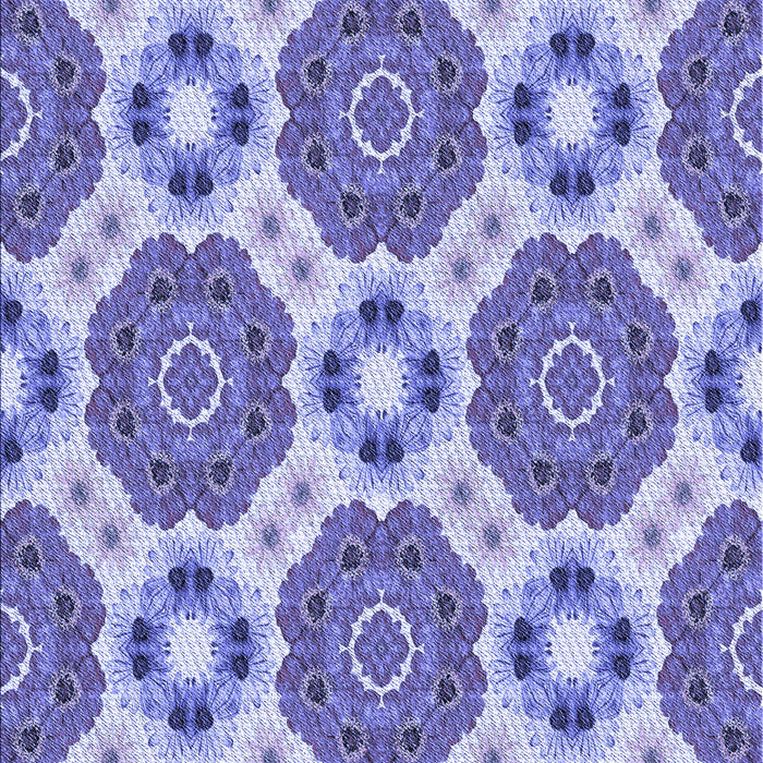 Patterned Slate Blue Rug, pat1336blu