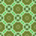 Round Machine Washable Transitional Green Rug, wshpat1336grn