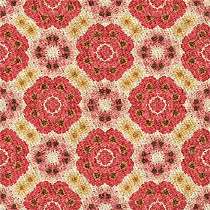Round Patterned Sandy Brown Rug, pat1336org