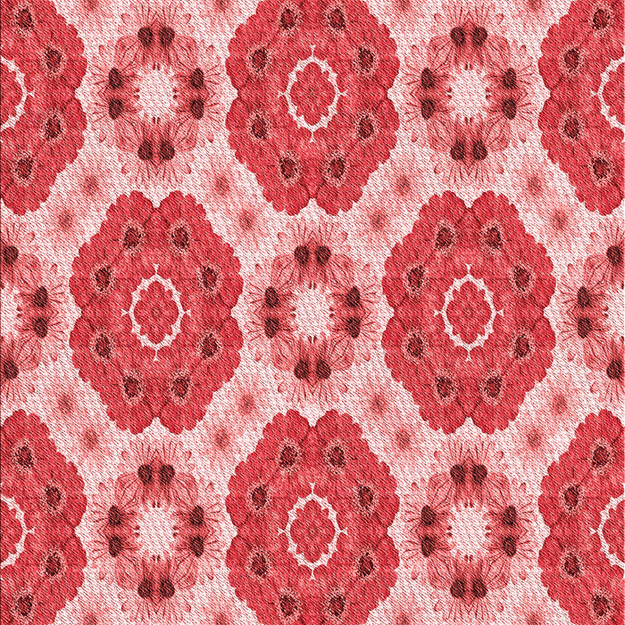 Patterned Light Coral Pink Rug, pat1336rd