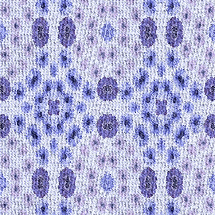 Patterned Medium Slate Blue Rug, pat1337blu