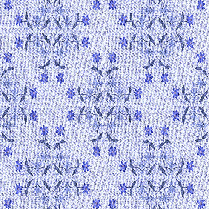 Patterned Lavender Blue Rug, pat1338blu