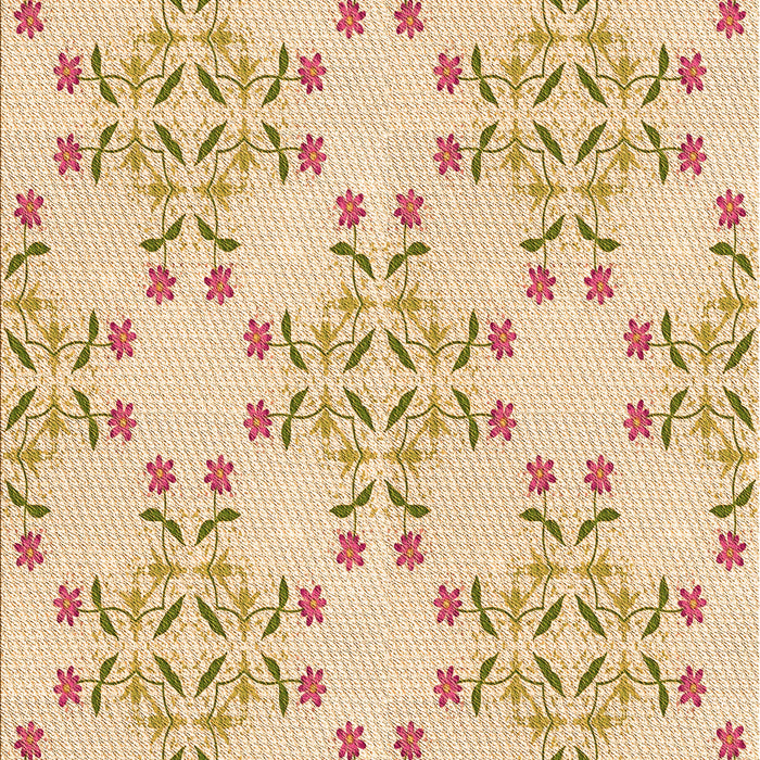 Patterned Golden Blonde Gold Rug, pat1338org