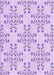 Machine Washable Transitional Purple Rug, wshpat1338pur