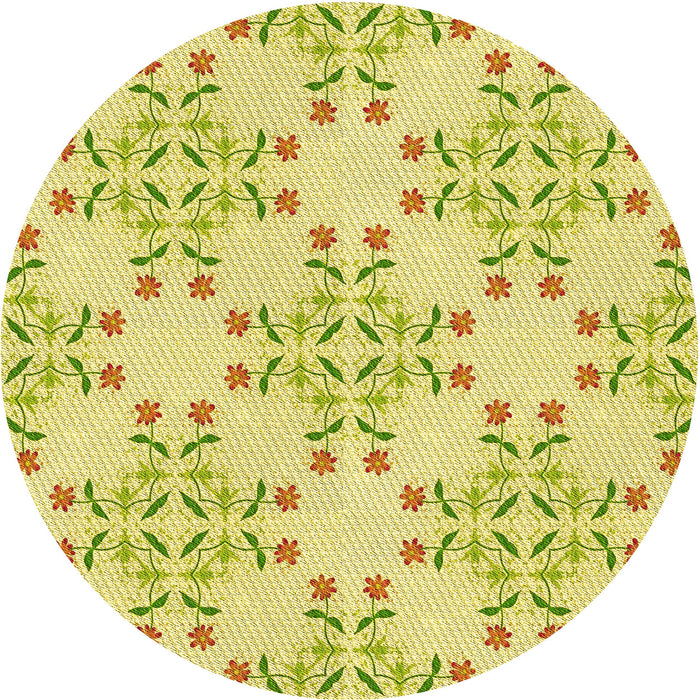 Square Patterned Brown Rug, pat1338yw