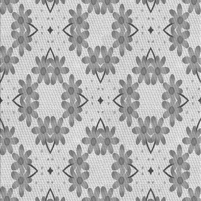 Patterned Gunmetal Gray Rug, pat1339gry