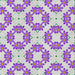 Square Patterned Purple Novelty Rug, pat1339