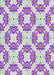 Patterned Purple Novelty Rug, pat1339