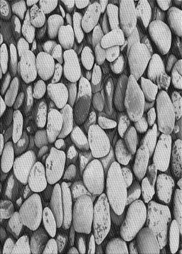 Patterned Light Black Novelty Rug, pat133
