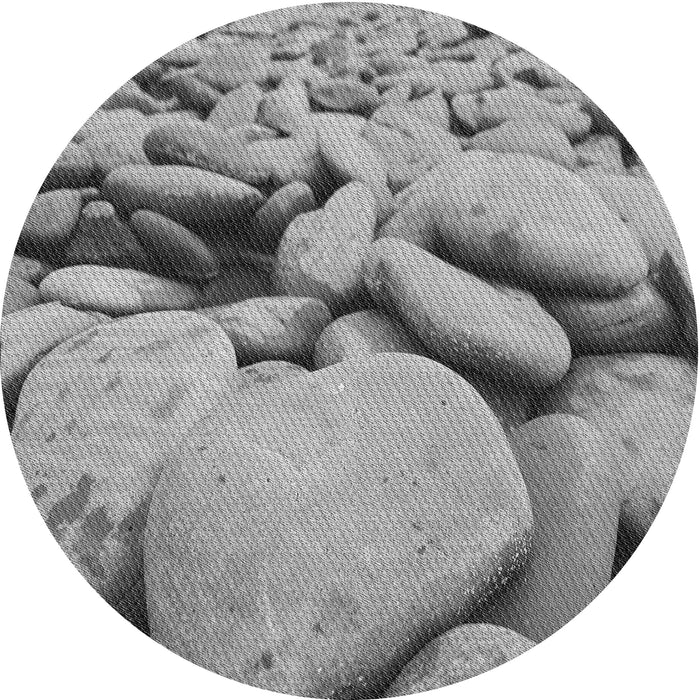 Square Patterned Cloud Gray Rug, pat134gry