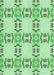 Patterned Light Green Rug, pat1340grn