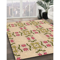 Patterned Golden Blonde Gold Rug, pat1340org