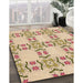 Machine Washable Transitional Golden Blonde Gold Rug in a Family Room, wshpat1340org