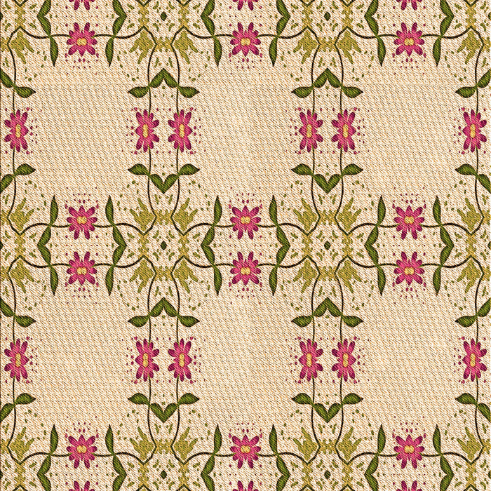 Patterned Golden Blonde Gold Rug, pat1340org