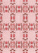 Patterned Red Rug, pat1340rd