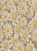 Patterned Golden Blonde Gold Rug, pat1341brn