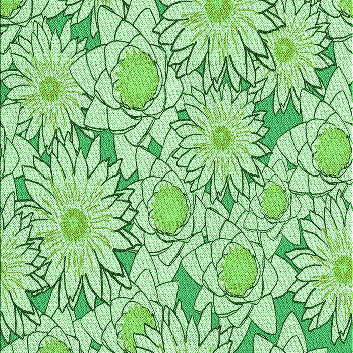 Patterned Light Green Rug, pat1341grn