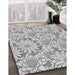 Machine Washable Transitional Gray Rug in a Family Room, wshpat1341gry