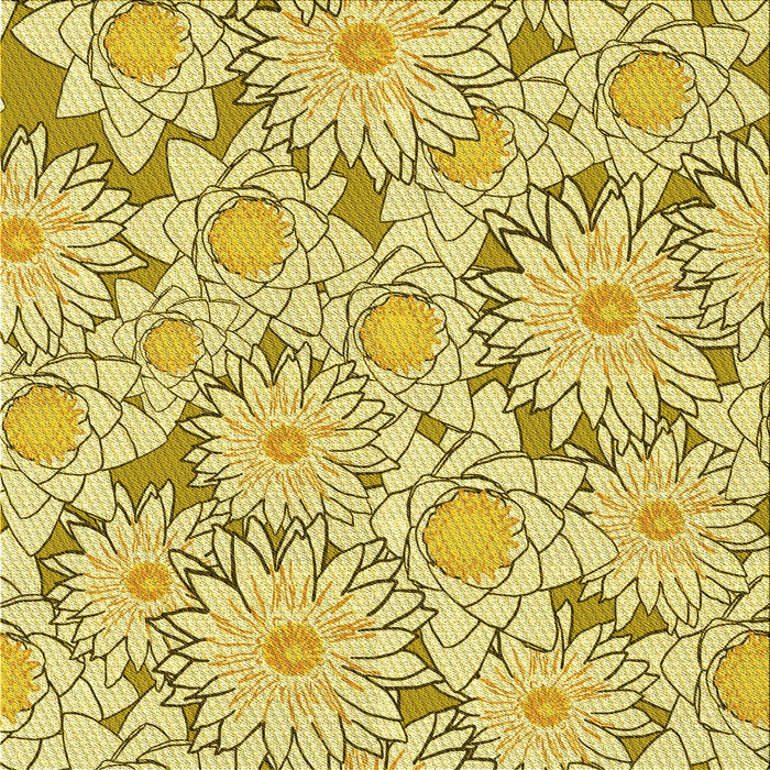 Round Machine Washable Transitional Dark Golden Brown Rug, wshpat1341yw