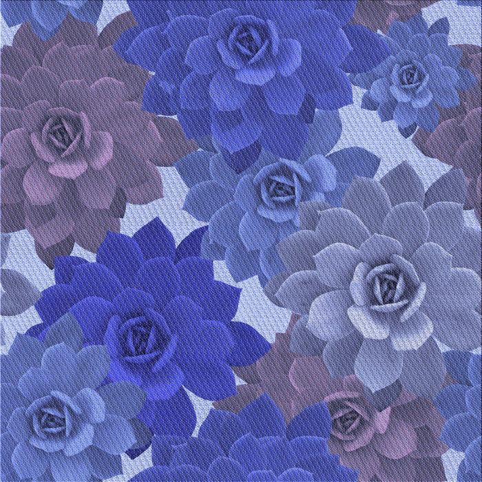 Round Machine Washable Transitional Blue Rug, wshpat1342blu