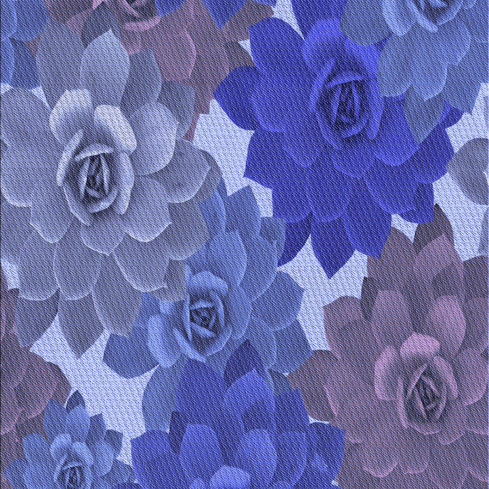 Patterned Blue Rug, pat1342blu