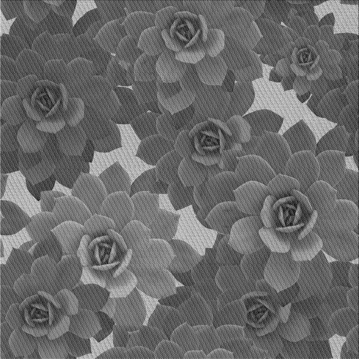 Round Machine Washable Transitional Gray Rug, wshpat1342gry