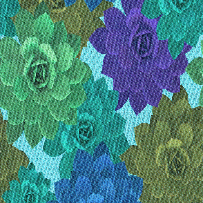 Patterned Blue Rug, pat1342lblu