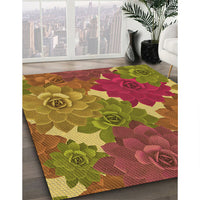 Patterned Red Rug, pat1342org