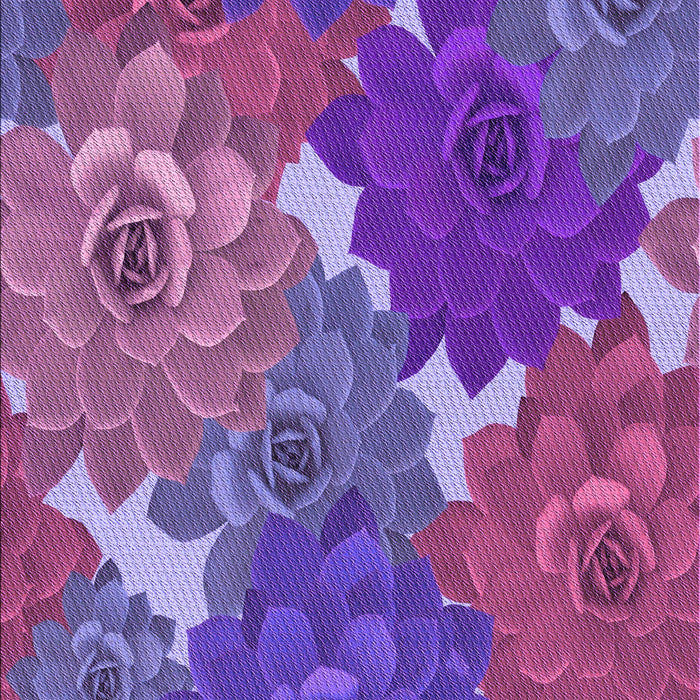 Patterned Dark Orchid Purple Rug, pat1342pur