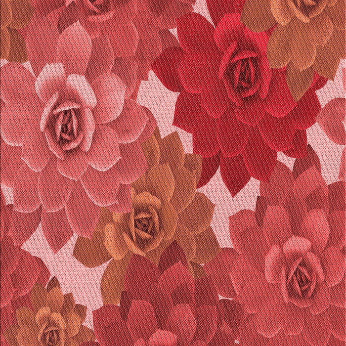 Patterned Orange Rug, pat1342rd