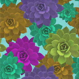 Square Patterned Green Modern Rug, pat1342