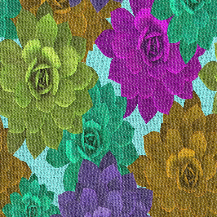 Machine Washable Transitional Green Rug, wshpat1342