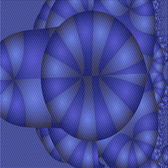 Round Machine Washable Transitional Cobalt Blue Rug, wshpat1344blu