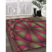 Patterned Brown Rug, pat1344brn