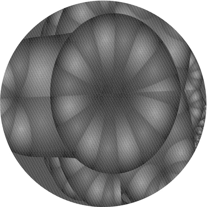 Square Patterned Gray Rug, pat1344gry