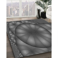 Patterned Gray Rug, pat1344gry