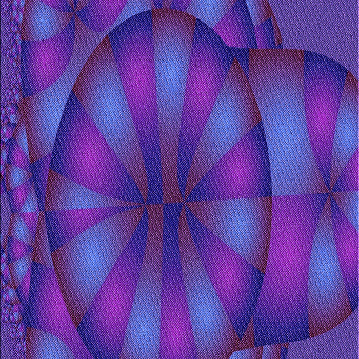 Patterned Purple Rug, pat1344pur