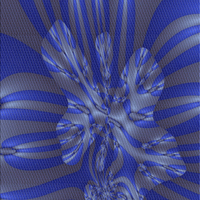 Machine Washable Transitional Cobalt Blue Rug, wshpat1346blu