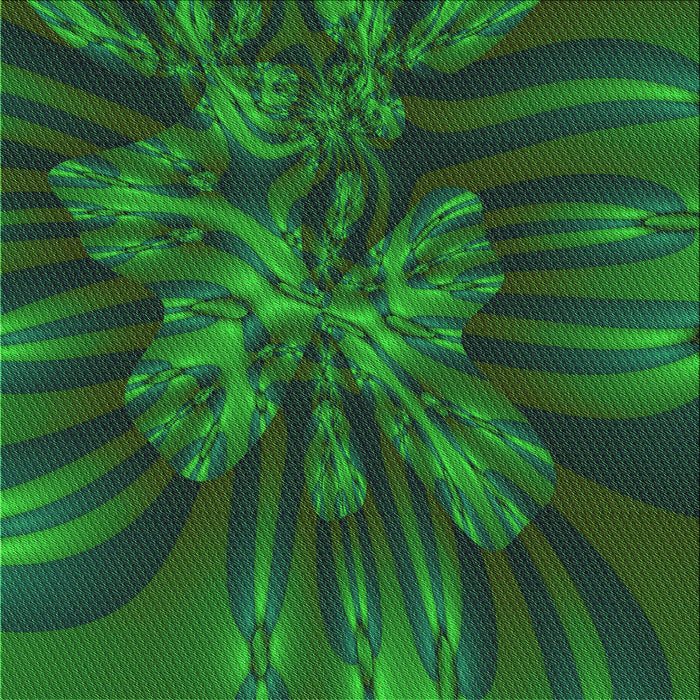 Round Machine Washable Transitional Dark Forest Green Rug, wshpat1346grn