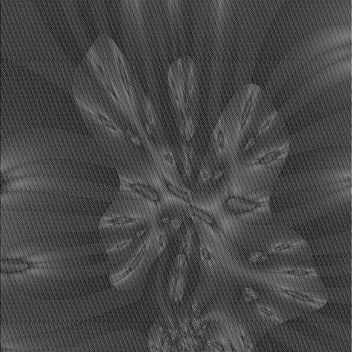 Patterned Charcoal Black Rug, pat1346gry