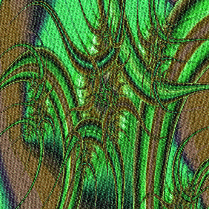 Patterned Milk Chocolate Brown Rug, pat1347grn