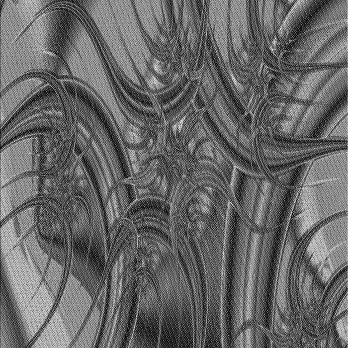 Machine Washable Transitional Gunmetal Gray Rug, wshpat1347gry