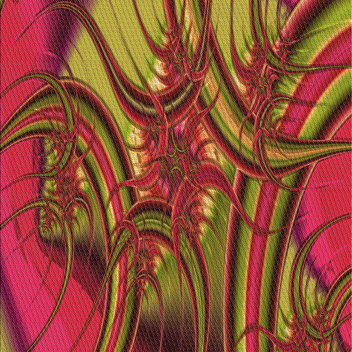 Patterned Red Rug, pat1347org