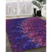 Machine Washable Transitional Purple Violet Purple Rug in a Family Room, wshpat1348pur