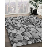 Patterned Cloud Gray Rug, pat135gry