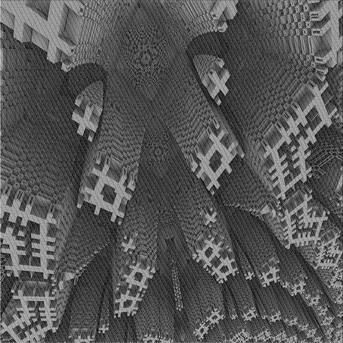 Round Patterned Platinum Gray Rug, pat1350gry