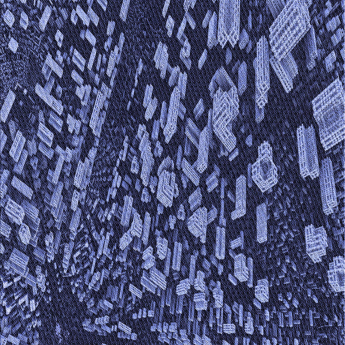 Patterned Night Blue Rug, pat1351blu