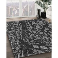 Patterned Gray Rug, pat1351gry