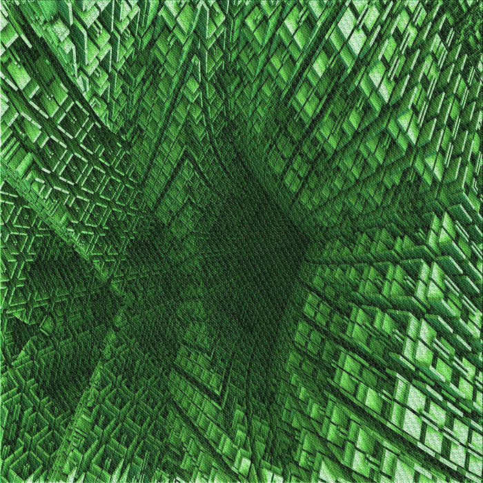 Round Machine Washable Transitional Deep Emerald Green Rug, wshpat1352grn